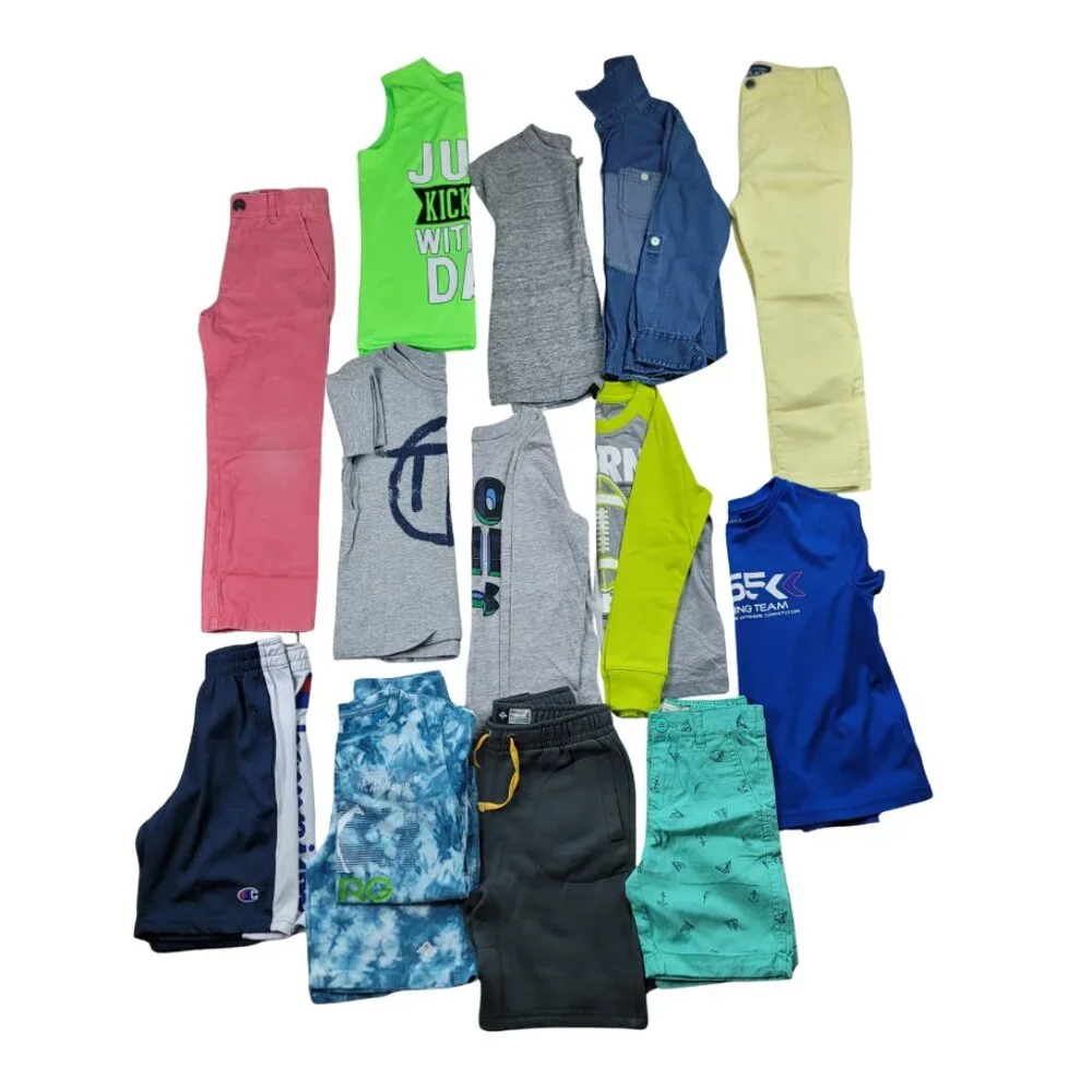 Boys Clothing Bundle Size 5 Polo, Champion, Under Armour, Spring & Summer Mix